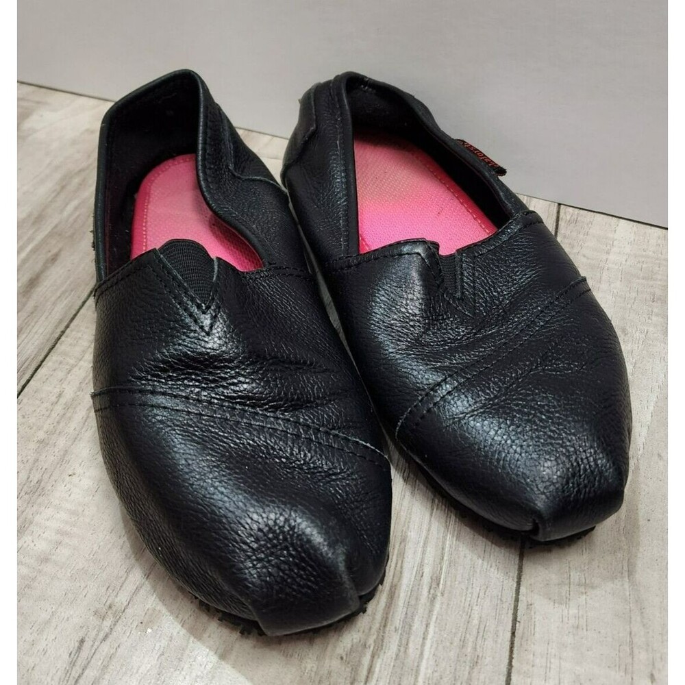 Laforst Froggee Womens Leather Nonslip Server Waitress Nurse Slip On Flat 8